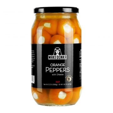 MAKEDONKA Orange HOT Peppers with Cheese BIG 960g