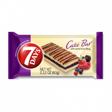 7 Days Cake Bar with Mixed Berry Filling 60g