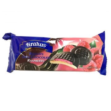Krakus Raspberry Chocolate Biscuits 135g