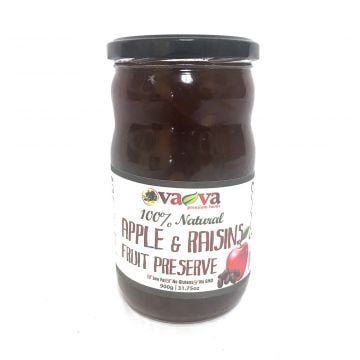 VA-VA  Apple & Raisins Fruit Preserve 100% Natural 900g