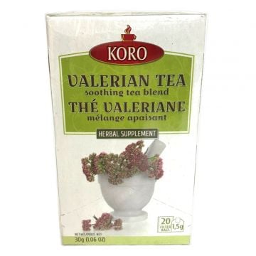 KoRo Tea Valerian (20 tea bags x 1.5g) 30g