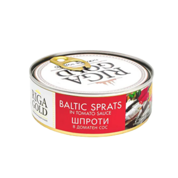 RIGA GOLD Baltic Sprats in Tomato Sauce 240g
