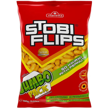 Vitaminka Stobi Flips Peanut 150g/5.5oz