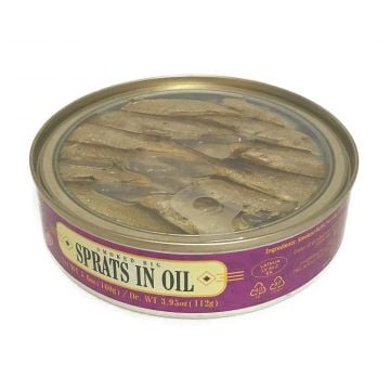 Old Riga Smoked Big Sprats in Oil (clear top) 160g