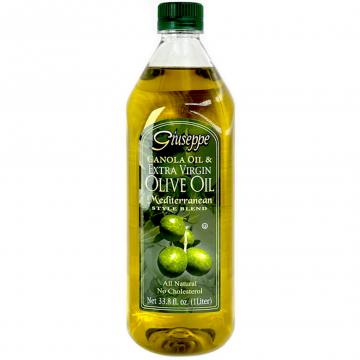 Giuseppe Canola Oil and EXTRA VIRGIN OLIVE OIL Mediterranean Blend 1l