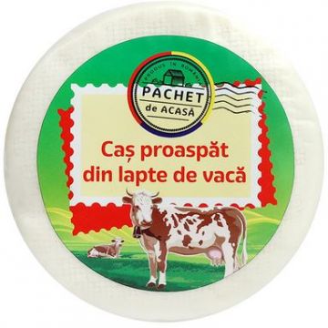 Cas Proaspat Pachet De Acasa Fresh Feta Cheese (Cow Milk) 300g