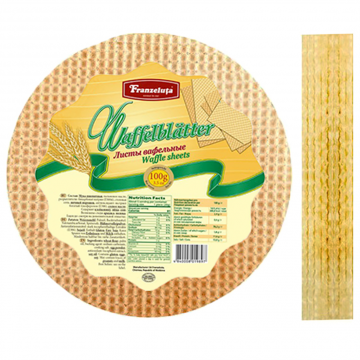 Franzeluta Round Waffle Sheets 100g