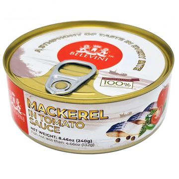 BELEVINI Mackerel in Tomato Sauce 8.46oz (240g)