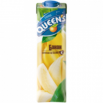 Queen's Banana Nectar with Pulp 1L