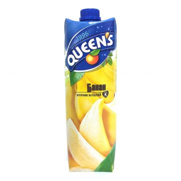 Queen's Banana Nectar with Pulp 1L