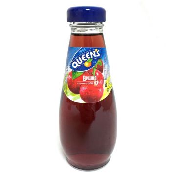 Queen's Sour Cherry Juice (glass bottle) 250ml