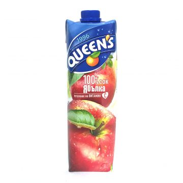 Queen's 100% Apple Juice 1L
