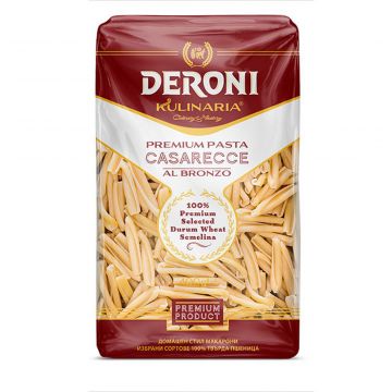 DERONI KULINARIA Premium Pasta Casarecce Al Bronzo 400g