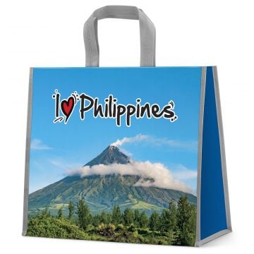 I Love Phillippines Reusable Shopping Bag (Volcano)