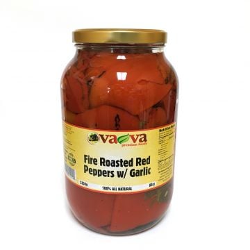VaVa Fire Roasted Red Peppers 2350g (85oz)