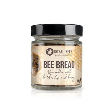 ROYAL BEES Bee Bread in glass jar 100g