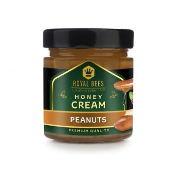 ROYAL BEES Cream Honey Peanut Paste 250g