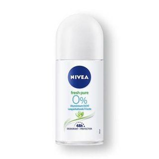 NIVEA Deo Roll On Fresh Pure 0% Aluminium Salts for women 50ml