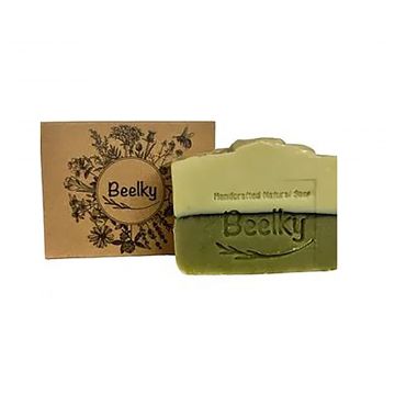 Beelky All Natural Soap Bar Green French Clay