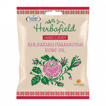 Herbafield Hard Candy with Rose Oil 49g
