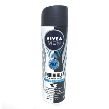 Nivea Deo Spray Black & White Invisible FRESH men 150ml