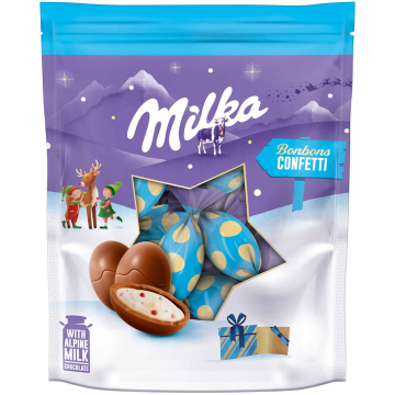 Milka Christmas Chocolate Bonbons Confetti 86g