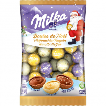 MILKA Christmas Chocolate Balls Mix (Weihnachts Kugeln) 350g