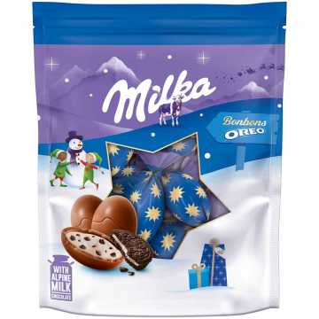 Milka Christmas Chocolate Balls Oreo 86g