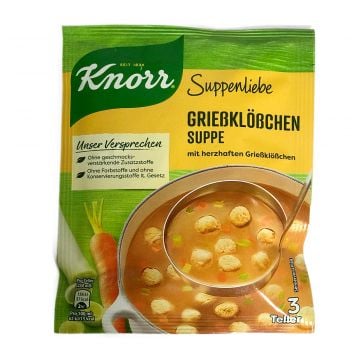 Knorr S.L. Griesskloeschen (semolina dumpling) Suppe