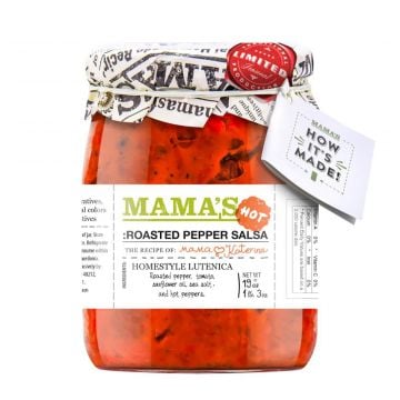 MAMA'S Roasted Pepper Salsa HOT (Lutenica) 550g