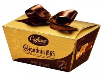 CAFFAREL Gianduia Mini Box with Bow 120g