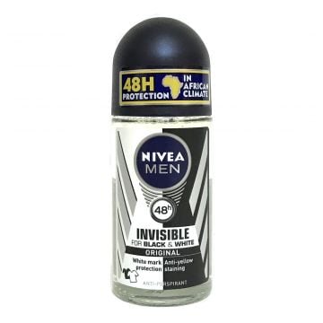 Nivea Deo Roll On Black & White Original (men) 50ml