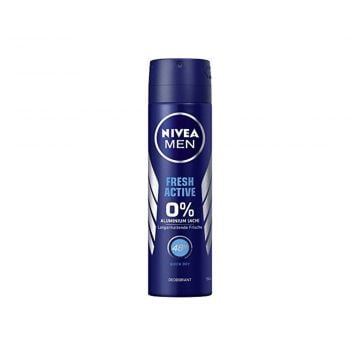 NIVEA Deo Spray Fresh Active 0% Aluminium salts for men 150ml
