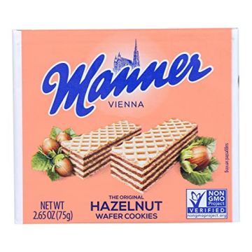 Manner Hazelnut Wafer Cookies 75g