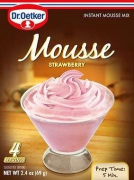 DR. OETKER Strawberry Mousse 2.4oz