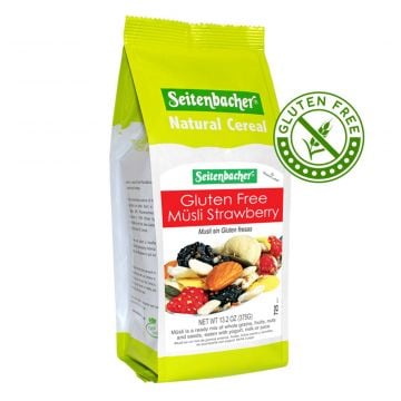 Seitenbacher Muesli Gluten Free with Strawberry 375g