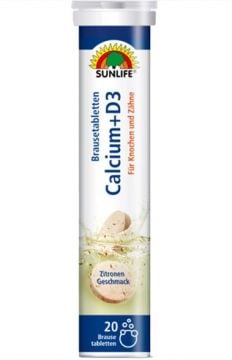 SUNLIFE Calcium + Vitamin D3 20 pcs