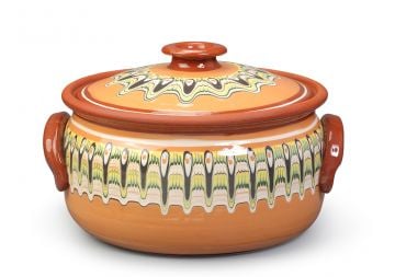 Clay Cooking Pot Traditional Оrange 6L 