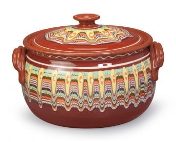 Clay Cooking Pot Traditional  Red 5L