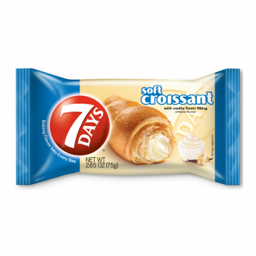 7 Days Soft Croissant with Vanilla Filling 75g