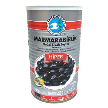 Marmarabirlik Black Olives Hiper (can) 800g