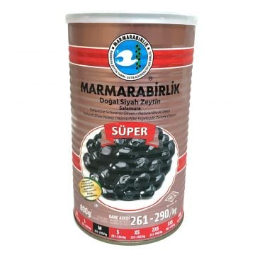 Marmarabirlik Black Olives Super Can 800g