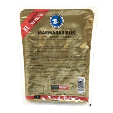 Marmarabirlik Gemlik Black Olives Mega (XL) 800g
