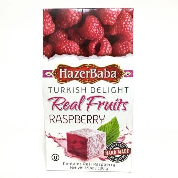Hazerbaba Raspberry Turkish Delight 100g