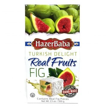 Hazerbaba Fig Turkish Delight 100g