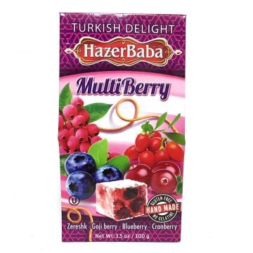 Hazerbaba Multiberry Turkish Delight 100g