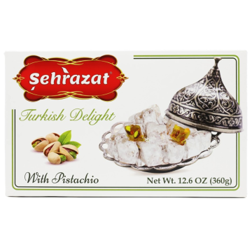 SEHRAZAT Turkish Delight with Pistachios 360g