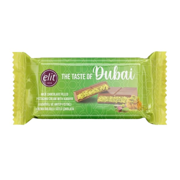 ELIT Dubai Milk Chocolate with Pistachio 90g