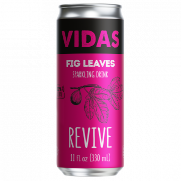 VIDAS Fine Sparkling Fig Leaves Drink (REVIVE) 330ml