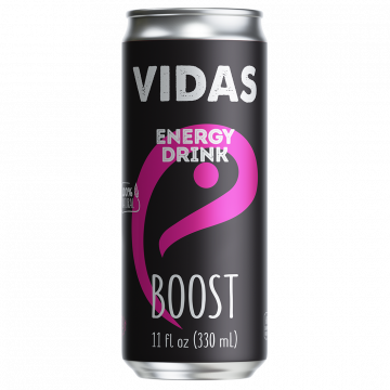 VIDAS Fine Sparkling BOOST Energy Drink 330ml